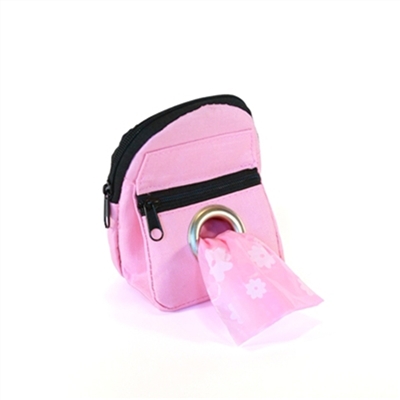 POOCH POUCH - PINK Backpack Dispenser & Biodegradable Waste Pick-Up Bags