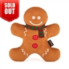 P.L.A.Y. Holiday Classic Toy Collection-Holly Jolly Gingerbread Man Dog Toy