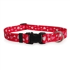 Red Hearts Dog Collar