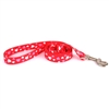 Red Hearts Dog Lead
