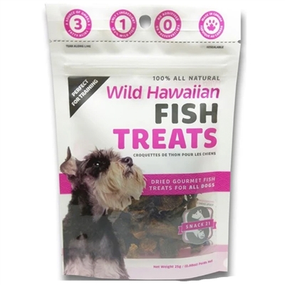 Snack 21 Wild Hawaiian Fish Treats for Dogs