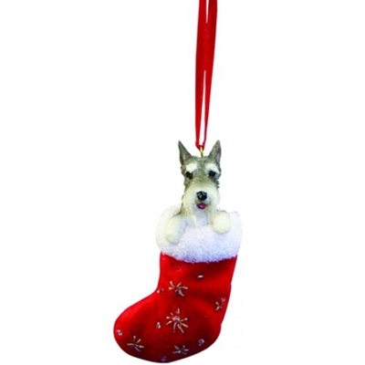 Santa's Little Pals Schnauzer Ornament