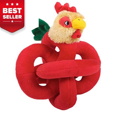 Talking Mini Red Rooster Dog Toy