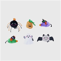 ZippyClaws Halloween Haunted Critters 6 pk Cat Toy