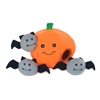Zippy Paws Halloween Burrow Dog Toy-Pumpkin