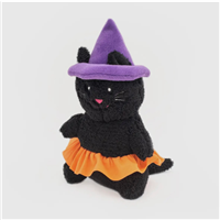 Zippy Paws Halloween Cheeky Chumz-Witch Cat Dog Toy