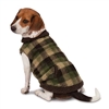 Zack & Zoey Berber Plaid Vest-Green