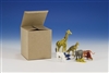 Kraft Reverse Tuck Cartons- 6" x 4"x 4"