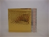 100 13" x 17.5" gold metallic bubble mailer