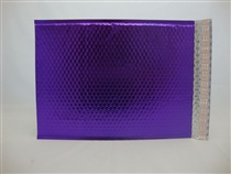 50 13" x 17.5" purple metallic bubble mailer