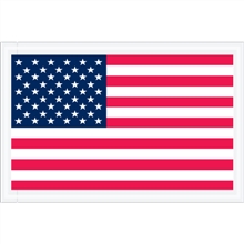 5.25"x 8" Full Face USA Flag Packing List