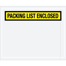 4.5"x6" Packing List Enclosed Envelopes Yellow