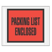 4.5" x 5.5" Full Face Packing List Orange