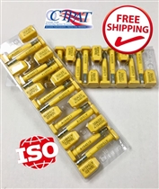 BOLT SEALS High Security Seal Guarantee. Suitable for Containers - Container- Trailers â€“ Wagons â€“ Railroad Cars â€“ Cargo - Printed with Progressive Numbering â€“ ISO and C-TPAT CERTIFIED