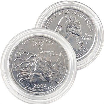 2002 Mississippi Platinum Quarter - Denver Mint