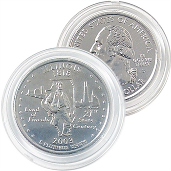 2003 Illinois Platinum Quarter - Denver Mint
