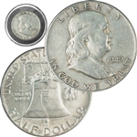Vintage Silver-Franklin Half Dollar