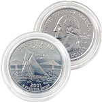 2001 Rhode Island Platinum Quarter - Philadelphia Mint
