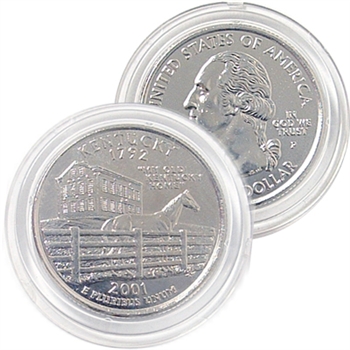 2001 Kentucky Platinum Quarter - Philadelphia Mint