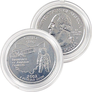 2002 Ohio Platinum Quarter - Philadelphia Mint