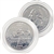 2002 Indiana Platinum Quarter - Philadelphia Mint