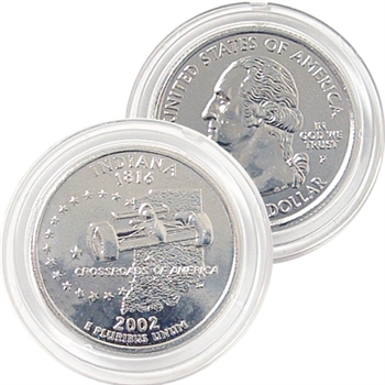 2002 Indiana Platinum Quarter - Philadelphia Mint