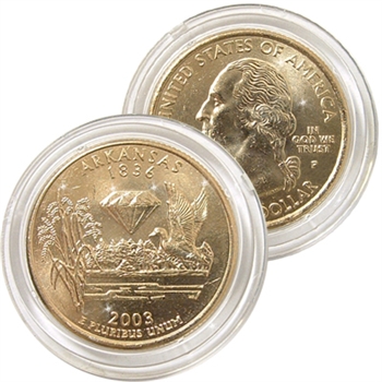 2003 Arkansas 24 Karat Gold Quarter - Philadelphia