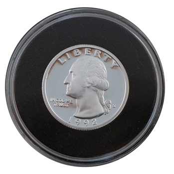 1992 Washington Quarter in capsule - Silver Proof