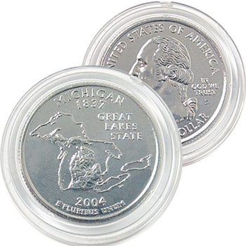 2004 Michigan Platinum Quarter - Denver Mint