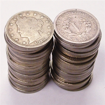 Liberty Nickel Roll of 40 - Circulated