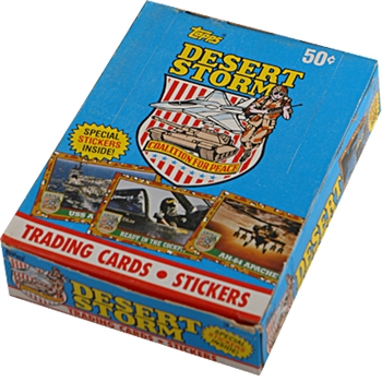 **1991 Desert Storm Wax Box - Coalition for Peace FREE WITH $50+ ORDER!