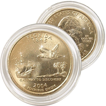 2004 Florida 24 Karat Gold Quarter - Denver