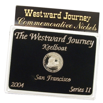 2004 Westward Nickel - Proof - Keelboat Nickel - Series I - Lens