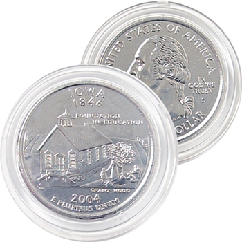 2004 Iowa Platinum Quarter - Denver Mint