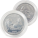 2004 Wisconsin Platinum Quarter - Denver Mint