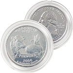 2004 Wisconsin Platinum Quarter - Philadelphia Mint