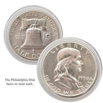 1950 Franklin Half Dollar-Philadelphia-Uncirculated