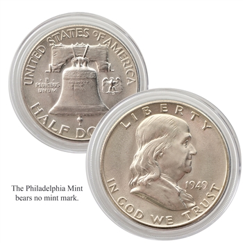 1949 Franklin Half Dollar-Philadelphia-Uncirculated