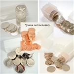 Coin Tube Assortment Pack - 3 each of Cent, Nickel, Dime, Quarter and Half Dollar - Quantity 15