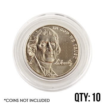 Coin Capsule - Nickel - 21.2 mm - Qty 10