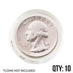 Coin Capsule - Quarter 24.3 mm - Qty 10