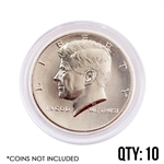 Coin Capsule - Half Dollar - 30.6 mm - Qty 10