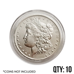 Coin Capsule - Morgan/Peace/Ike Dollar - 38.1 mm - Qty 10