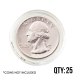 Coin Capsule - Quarter - 24.3 mm - Qty 25