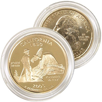2005 California 24 Karat Gold Quarter - Philadelphia