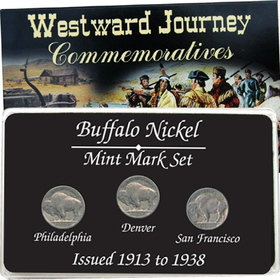 1913 Buffalo Nickel 2 pc Set - Type I & II