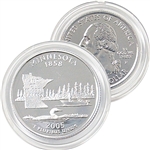 2005 Minnesota Platinum Quarter - Philadelphia Mint