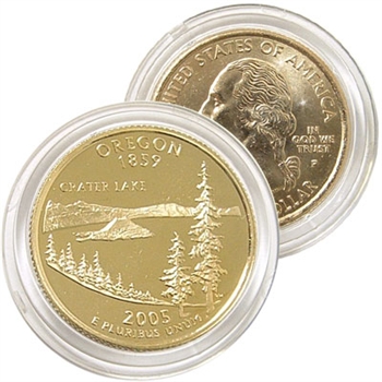 2005 Oregon 24 Karat Gold Quarter - Philadelphia