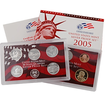 2005 US Silver Proof Set - Modern (11 pc)