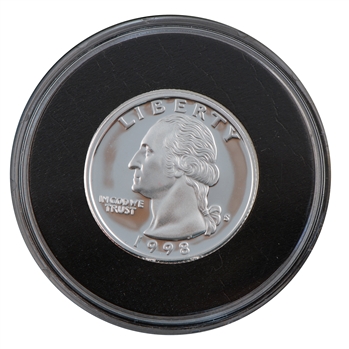 1998 Washington Quarter in capsule - Silver Proof